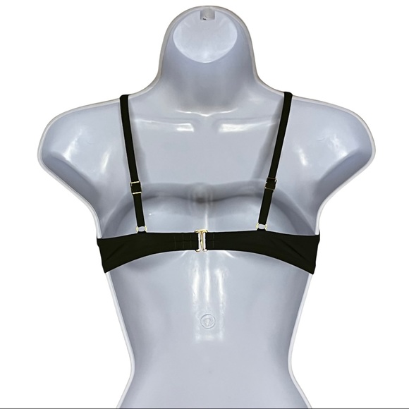 NWOT Tory Burch Solid Triangle T-Belt Bralette Bikini Top - Picture 11 of 12